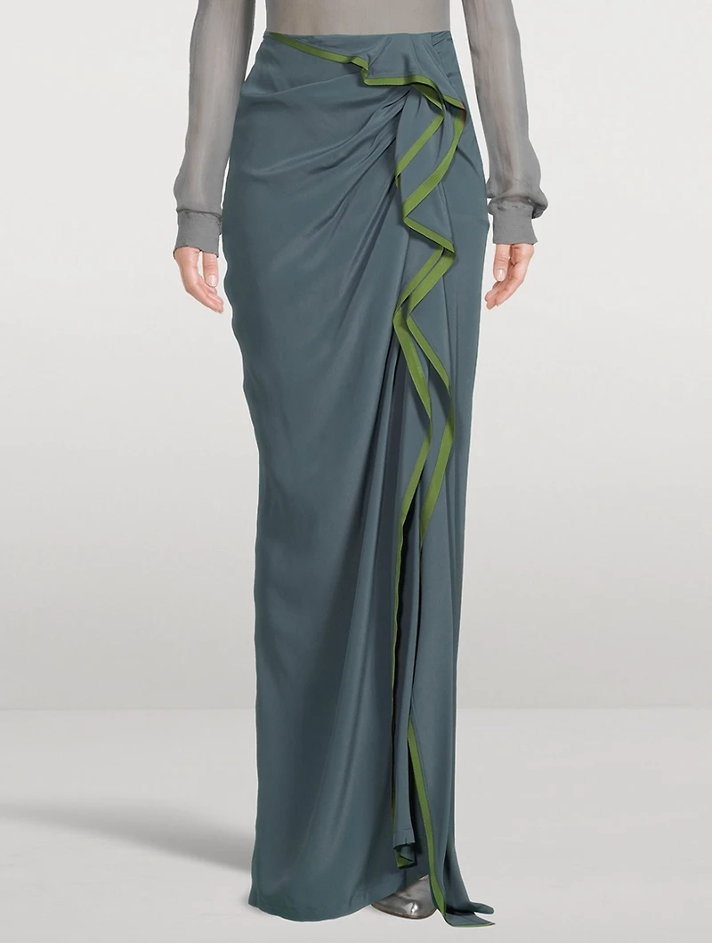 Sinas Draped Maxi Skirt