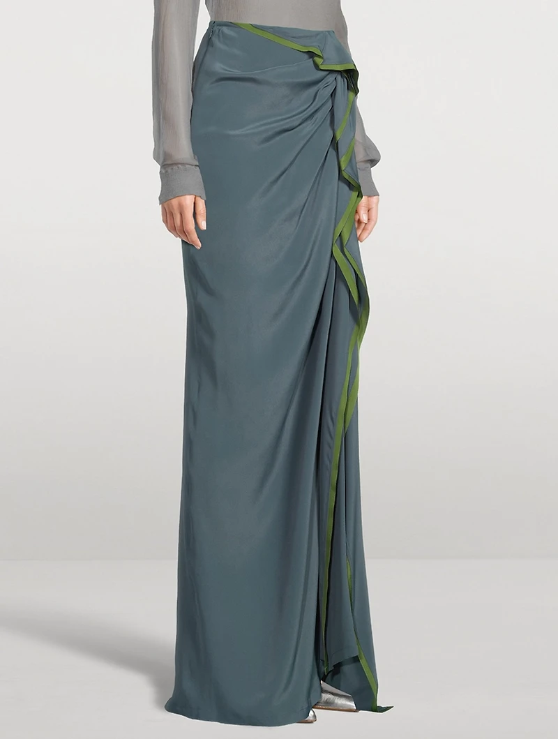 Sinas Draped Maxi Skirt