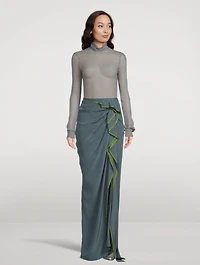 Sinas Draped Maxi Skirt