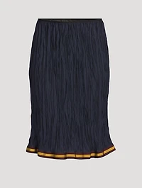 Sario Crinkled Midi Skirt