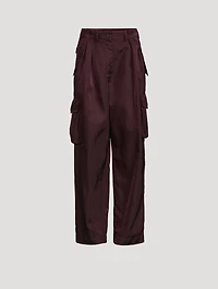 Polkar Nylon Gabardine Cargo Trousers