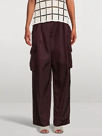 Polkar Nylon Gabardine Cargo Trousers