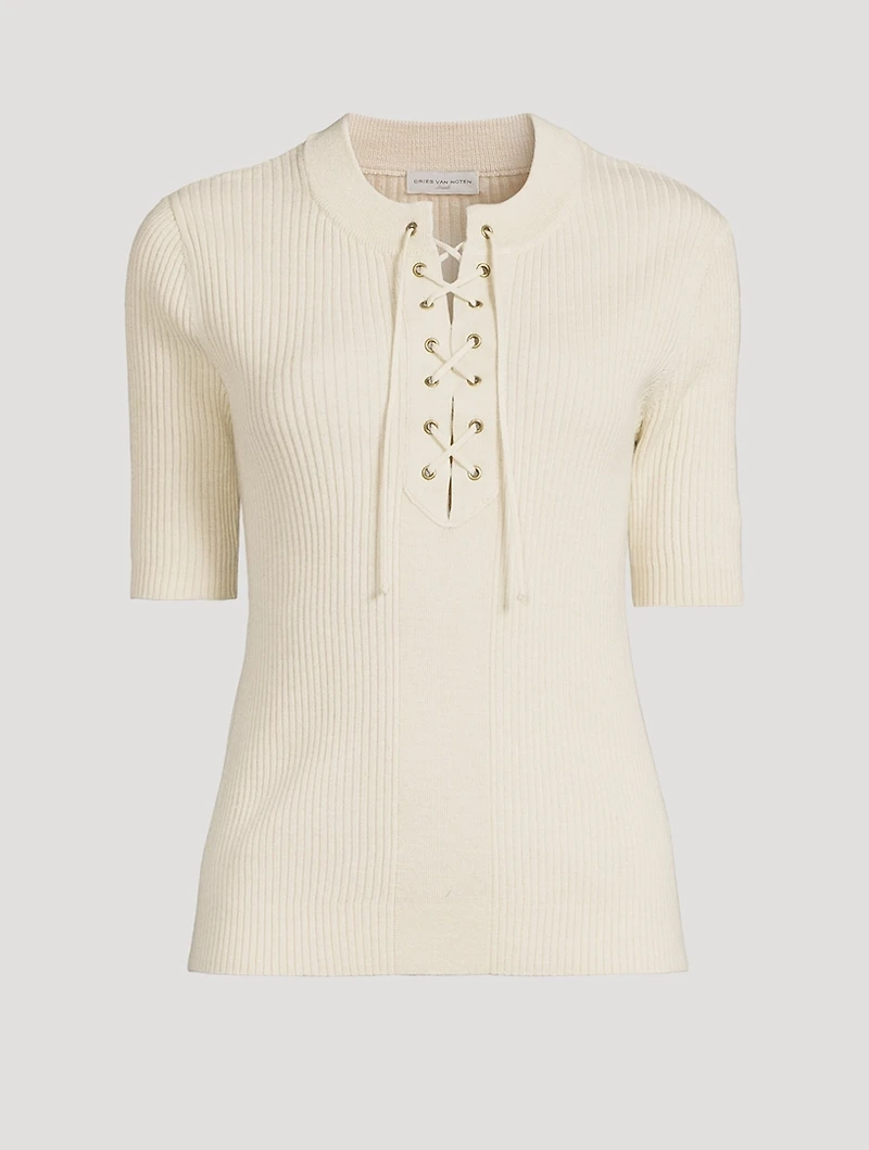 Taru Lace-Up Top