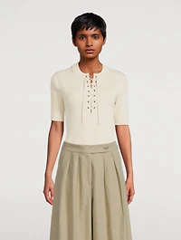 Taru Lace-Up Top