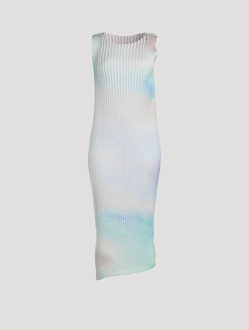 Suffused Pleats Dress