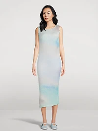 Suffused Pleats Dress