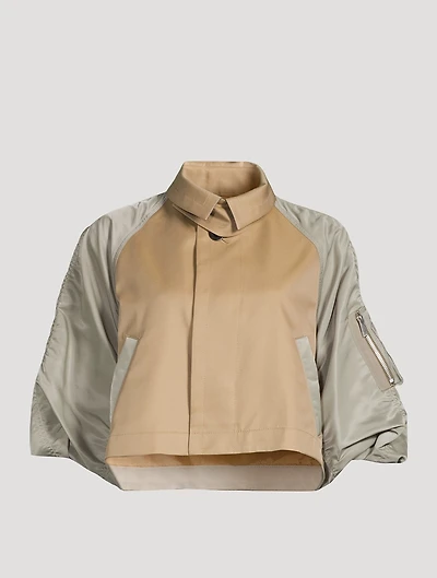 Gabardine Twill Blouson Jacket