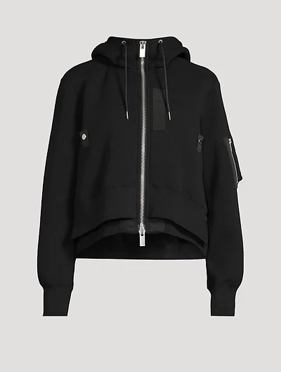 Layered Zip Hoodie