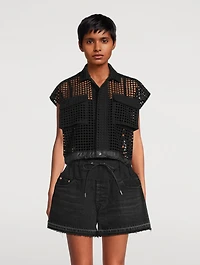 Embroidery Lace Shirt