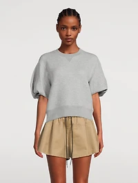 Puff-Sleeve Sweatshirt