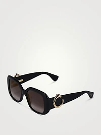 Panthère De Cartier Square Sunglasses