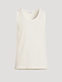 Linear Mesh Tank Top