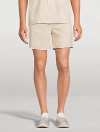 Sajabari Cotton-Blend Shorts