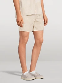 Sajabari Cotton-Blend Shorts