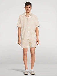 Sajabari Cotton-Blend Shorts