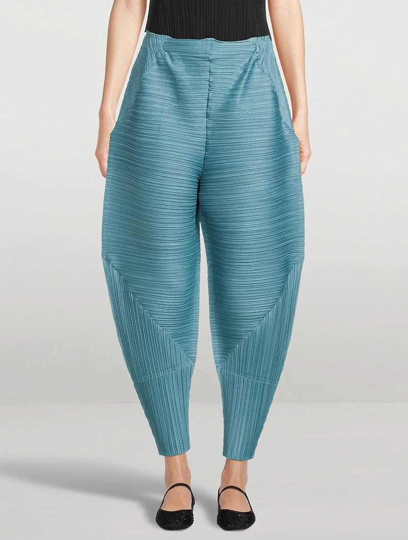 Thicker Bounce Barrel-Leg Trousers