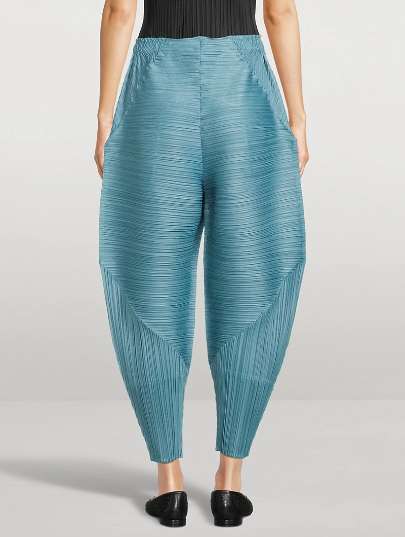 Thicker Bounce Barrel-Leg Trousers