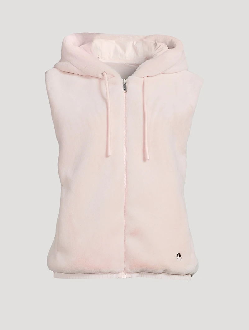 Eaton Reversible Faux Fur Vest