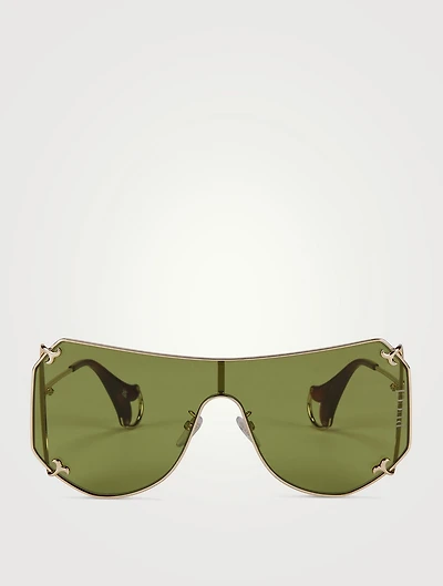 Oversized Shield Sunglasses