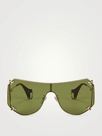 Oversized Shield Sunglasses