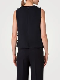 Laser-Cut Sleeveless Top