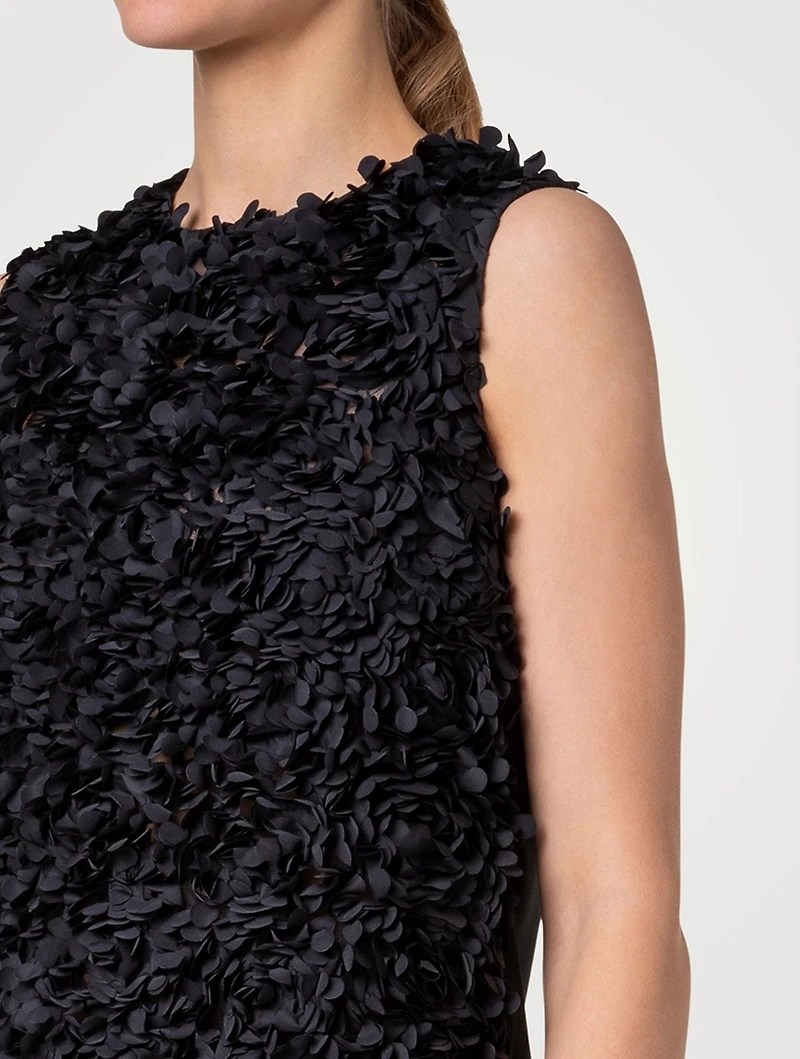 Laser-Cut Sleeveless Top