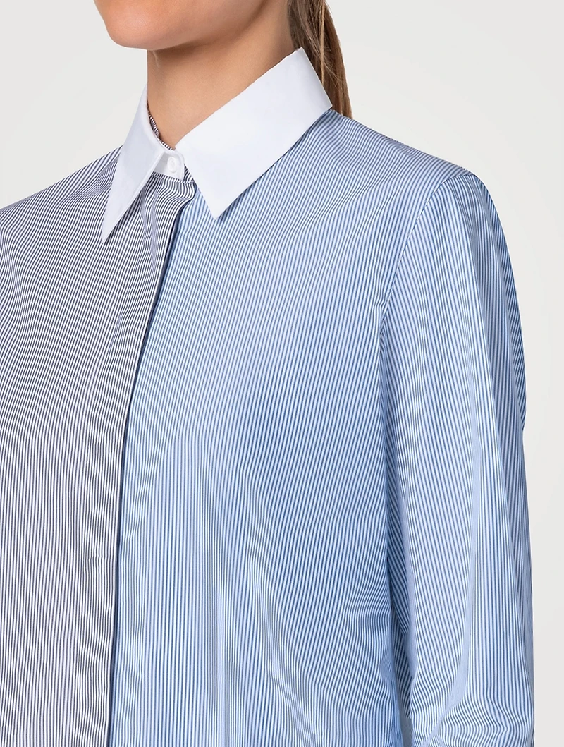 Cotton Shirt Striped Print