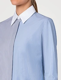 Cotton Shirt Striped Print