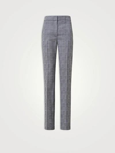 Chio Wool Straight-Leg Pants