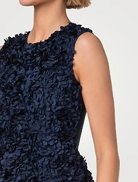 Laser-Cut Midi Dress