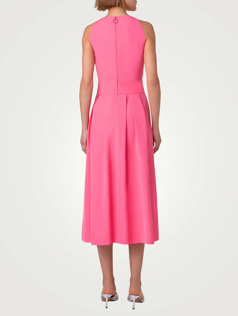 Taffeta Midi Dress