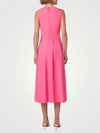 Taffeta Midi Dress
