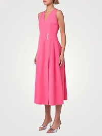Taffeta Midi Dress