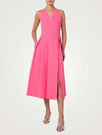 Taffeta Midi Dress