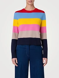 Colour block Wool Sweater