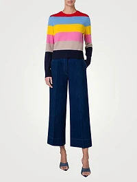 Colour block Wool Sweater