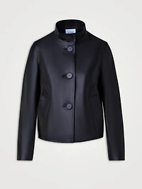 Perforated Leather Jacket
