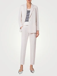 Single-Breasted Wool Blazer