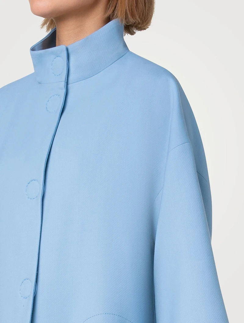 Wool Bell-Sleeve Jacket