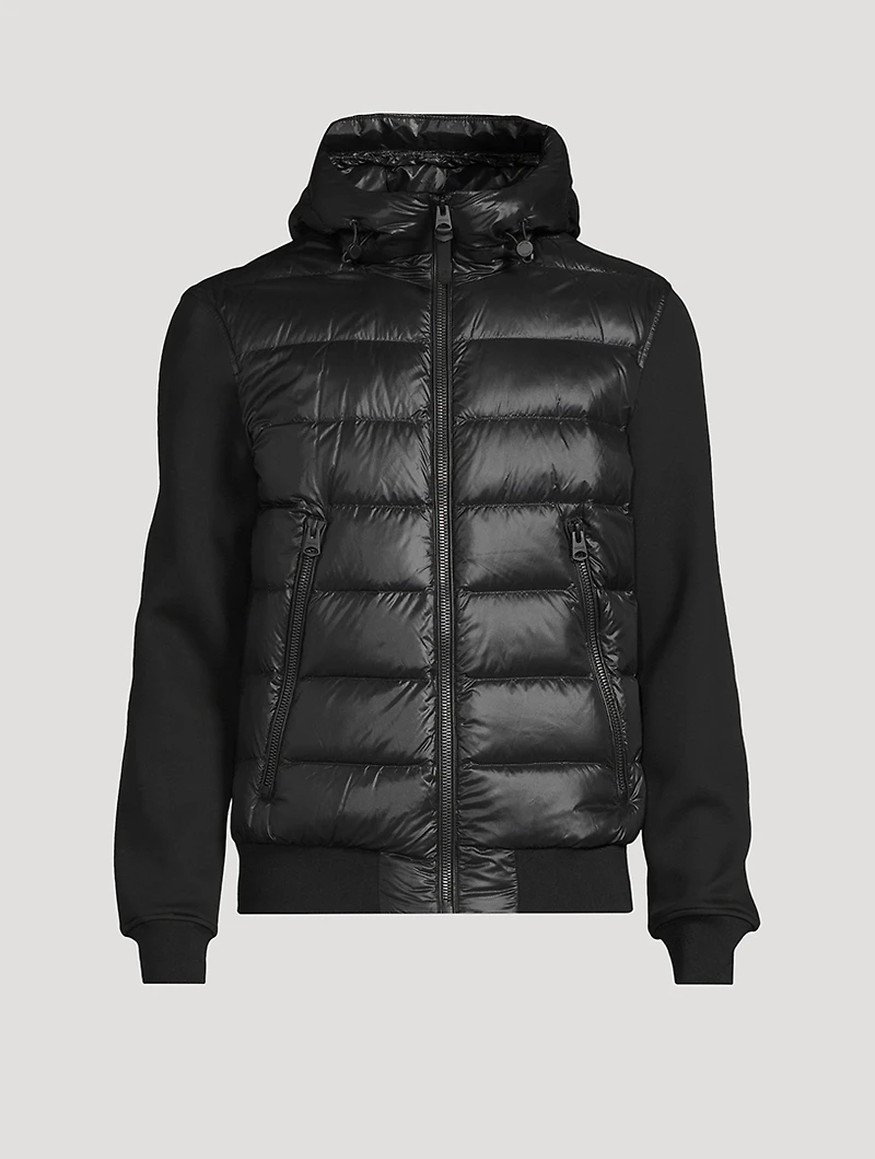 Frank-R Hybrid Nylon Down Jacket