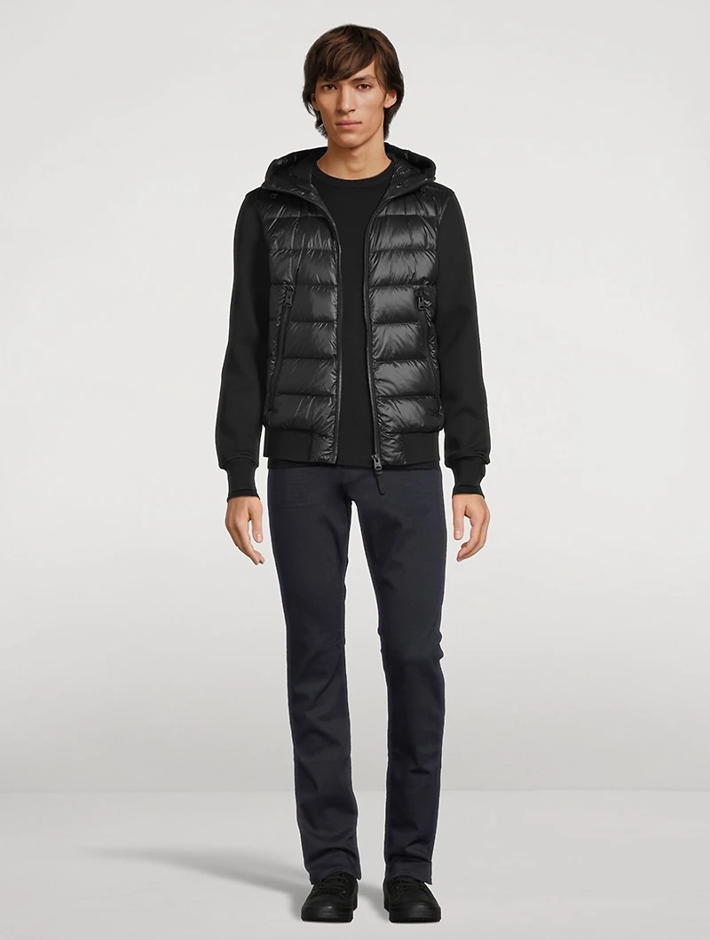Frank-R Hybrid Nylon Down Jacket