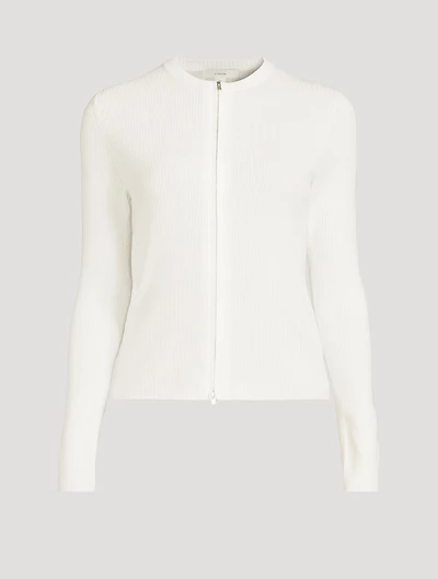 Slim Ribbed Cardigan
