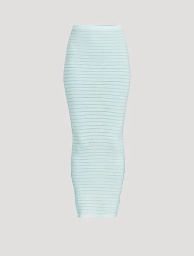 Rib-Knit Maxi Skirt