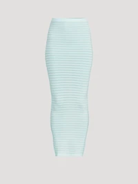 Rib-Knit Maxi Skirt