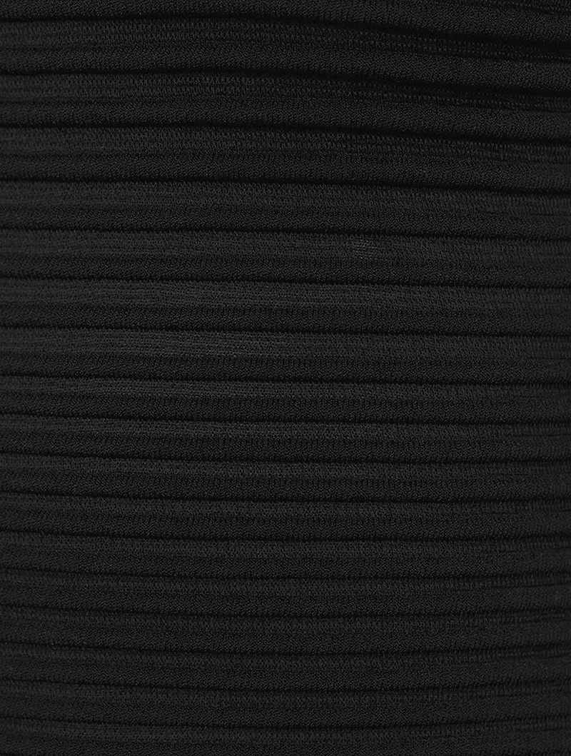 Rib-Knit Maxi Dress