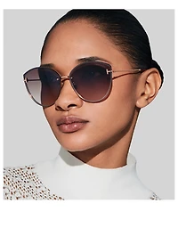 Evangeline Round Sunglasses