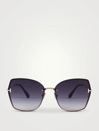 Nickie Square Butterfly Sunglasses