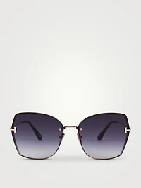 Nickie Square Butterfly Sunglasses