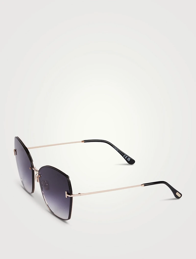 Nickie Square Butterfly Sunglasses