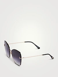 Nickie Square Butterfly Sunglasses
